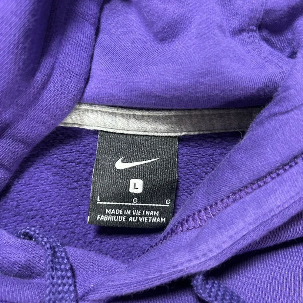 LSU Nike Hoodie Pullover Mens L Purple Sportswear Collegiate